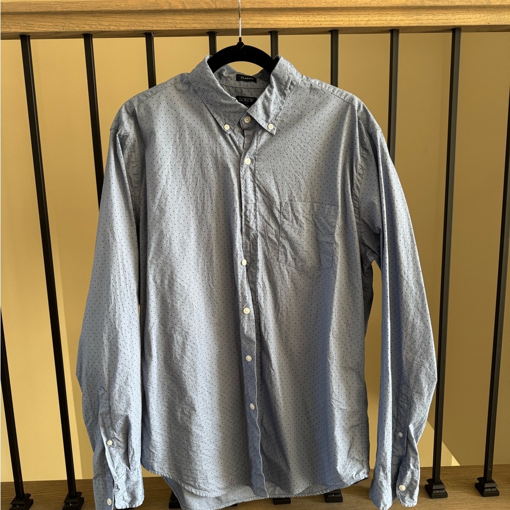 J. Crew Light Blue Casual Button-Down Shirt